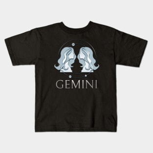 Gemini Zodiac Sign Kids T-Shirt